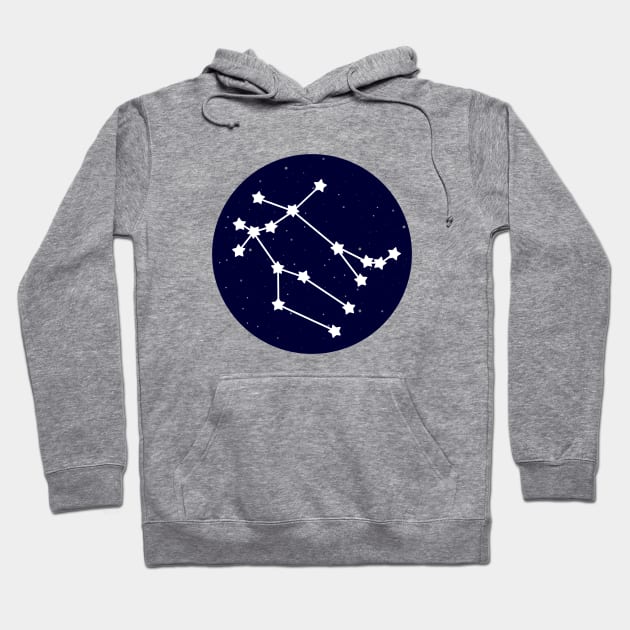 Gemini Zodiac Constellation Hoodie by lulubee